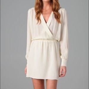 White Parker Wrap Dress M